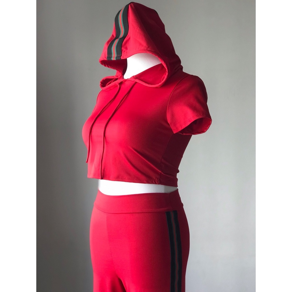 Red Leggings Set